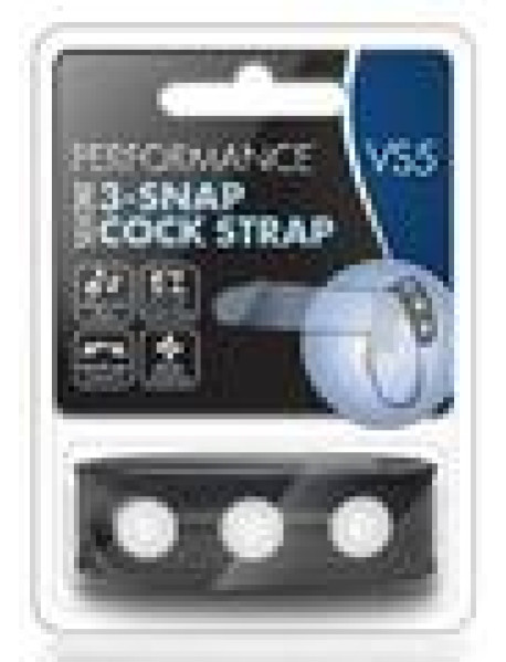 Performance Vs5 3 Snap Cock Strap Blk