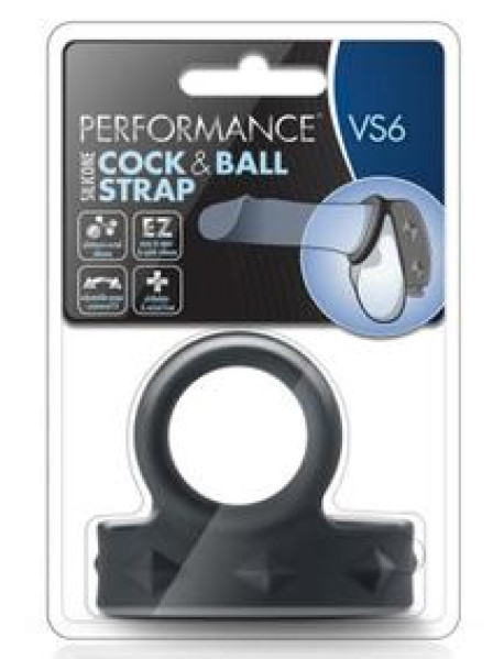 Performance Vs6 Cock and Ball Strap Blk