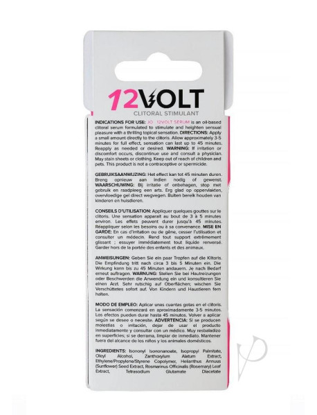 Jo 12volt Clitoral Stimulant .34oz