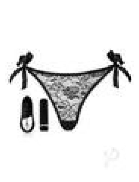 Sensuelle Pleasure Panty R/c Bullet Bk