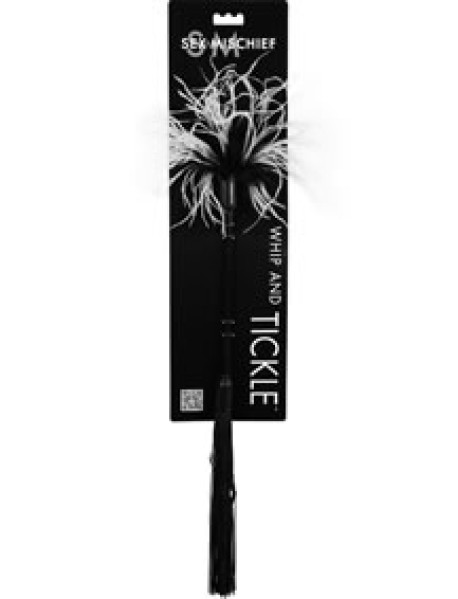 Sandm Whip and Tickle Black/white