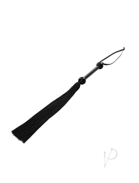 22 Large Rubber Whip - Black