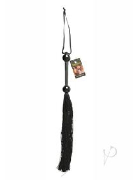 22 Large Rubber Whip - Black