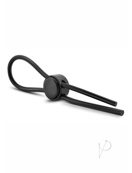 Stay Hard Silicone Loop Cock Ring Black Stay Hard Silicone Loop Cock Ring Black