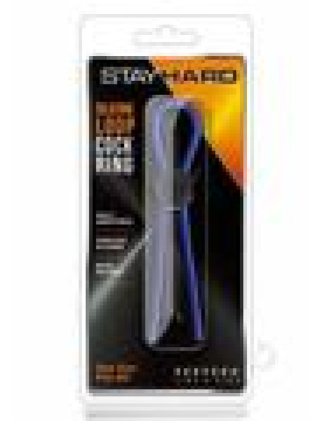 Stay Hard Silicone Loop Cock Ring Blue Stay Hard Silicone Loop Cock Ring Blue