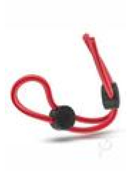 Stay Hard Silicone Dbl Loop Cockring Red