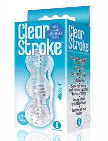 The 9 Clear Stroke Threeway Masturbator