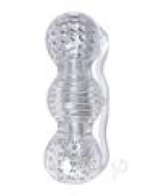 The 9 Clear Stroke Threeway Masturbator