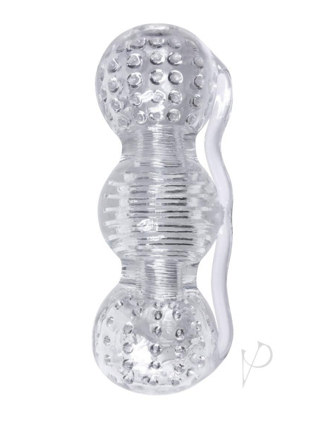 The 9 Clear Stroke Threeway Masturbator