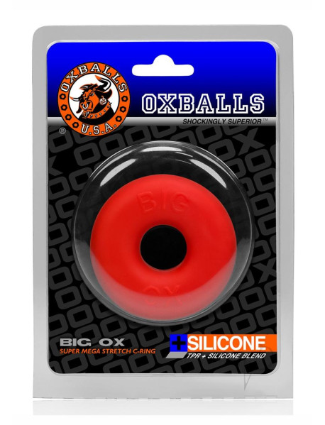 Big Ox Cockring Red Ice