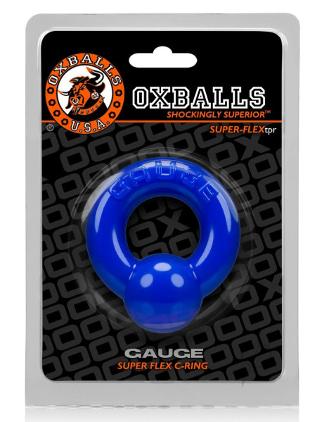 Gauge Cockring Police Blue
