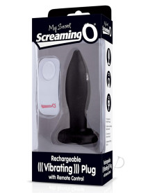 My Secret Remote Vibe Plug Blk-individua