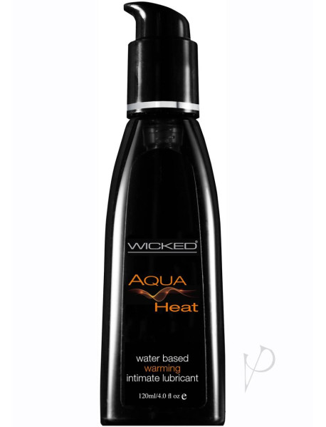 Wicked Aqua Heat Warming Lube 4oz Wicked Aqua Heat Warming Lube 4oz