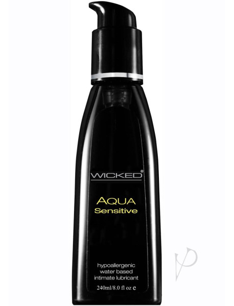 Wicked Aqua Sensitive Unscent Lube 8oz