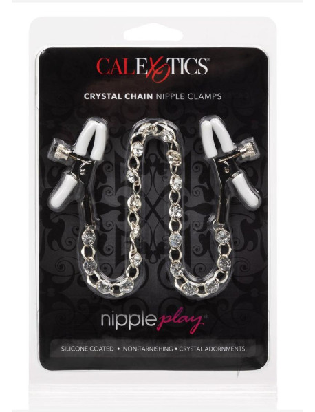 Nipple Play Crystal Chain Nipple Clamps