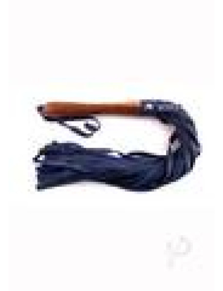 Rouge Wooden Handle Flogger Blue