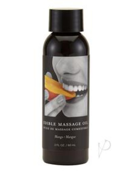 Edible Tropical Massage Oil Mango 2 Oz