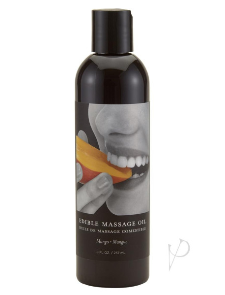 Edible Tropical Massage Oil Mango 8 Oz