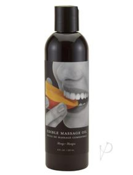 Edible Tropical Massage Oil Mango 8 Oz