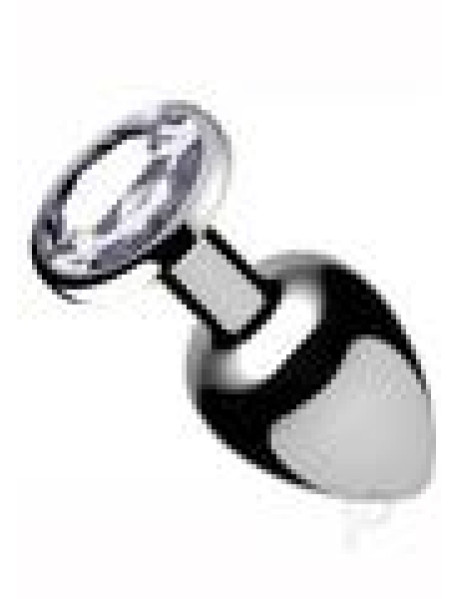 Booty Sparks Clear Gem Anal Plug Md Booty Sparks Clear Gem Anal Plug Md