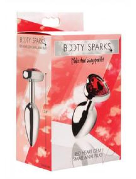 Booty Sparks Red Heart Anal Plug Sm