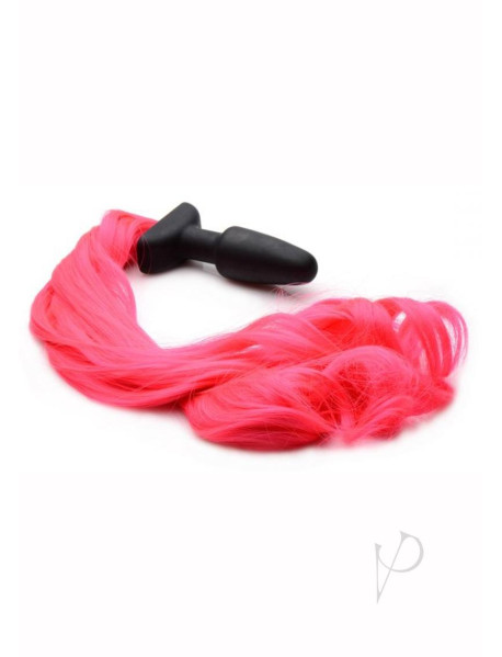Tailz Pony Tail Anal Plug Hot Pink