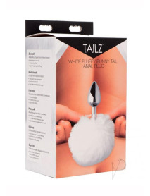 Tailz Fluffy Bunny Tail Anal Plug White