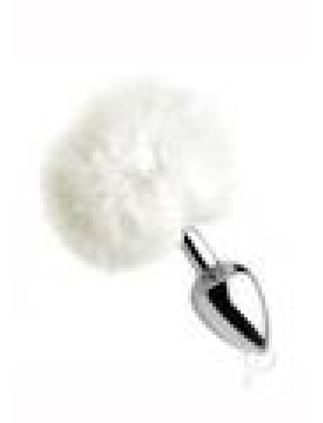 Tailz Fluffy Bunny Tail Anal Plug White