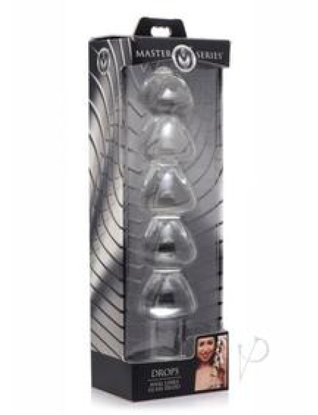 Ms Drops Anal Links Glass Dildo