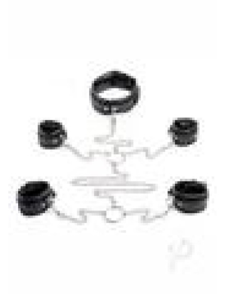 Strict Slave Pu Leather Shackles