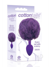 The 9 Cottontails Bunny Tail Plug Purple