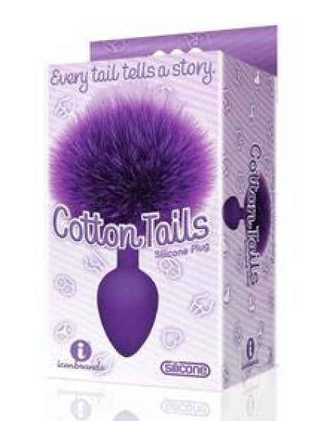 The 9 Cottontails Bunny Tail Plug Purple