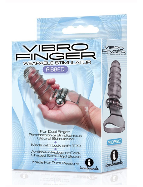 The 9 Vibrofinger Massager Grey