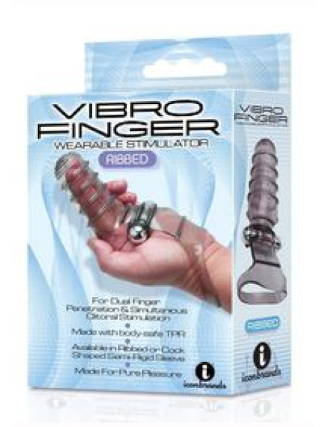 The 9 Vibrofinger Massager Grey