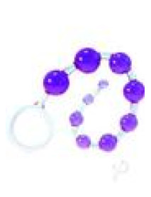 Myu Dragons Tail Anal Beads Violet Os