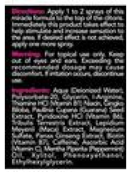 Femsation Female Stimulation Spray 1oz