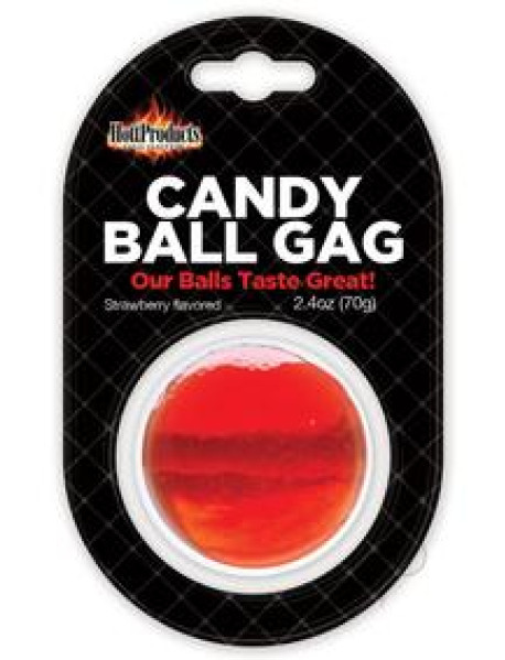 Candy Ball Gag Strawberry