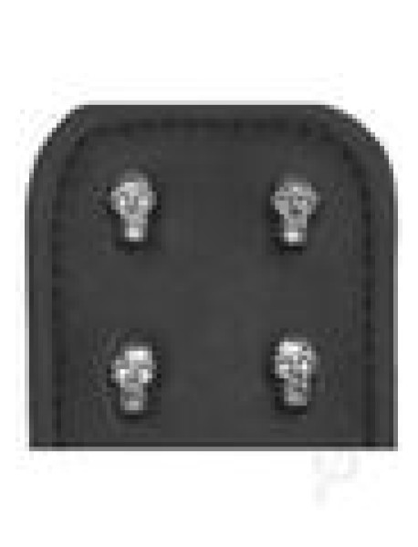 Ouch Sandb Paddle With Skulls Black Ouch Sandb Paddle With Skulls Black