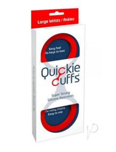 Quickie Cuffs Large Red Quickie Cuffs Large Red
