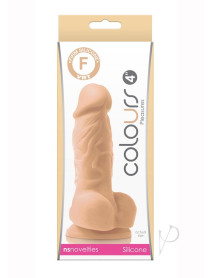 Colours Pleasures 4 Dildo White
