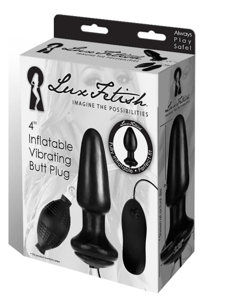 Lux F Inflatable Vibe Butt Plug 4