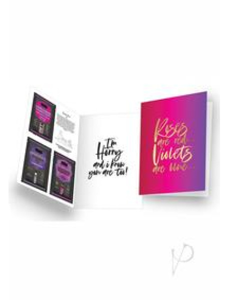 Naughty Notes Roses Are Red Violets