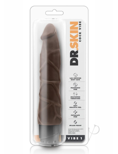Dr Skin Cock Vibe 1 Chocolate 9 Dr Skin Cock Vibe 1 Chocolate 9