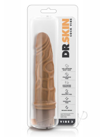 Dr Skin Cock Vibe 3 Mocha 7.25