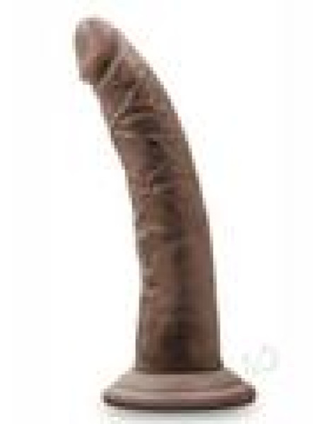 Dr Skin Cock W/suction 7 Chocolate Dr Skin Cock W/suction 7 Chocolate