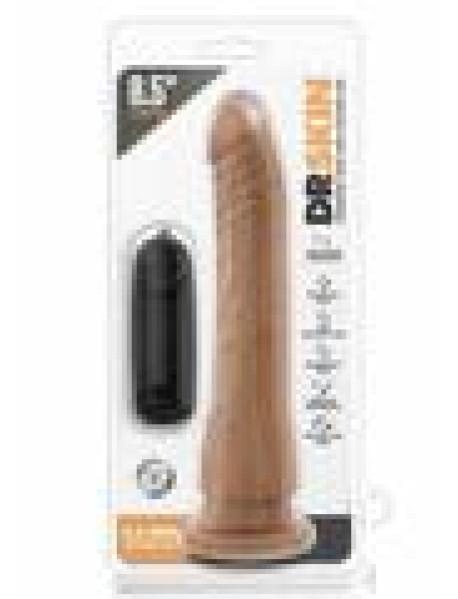 Dr Skin Vibe 8.5 Cock W/suction Mocha