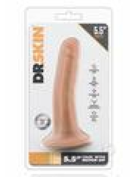 Dr Skin Cock W/suction 5.5 Vanilla