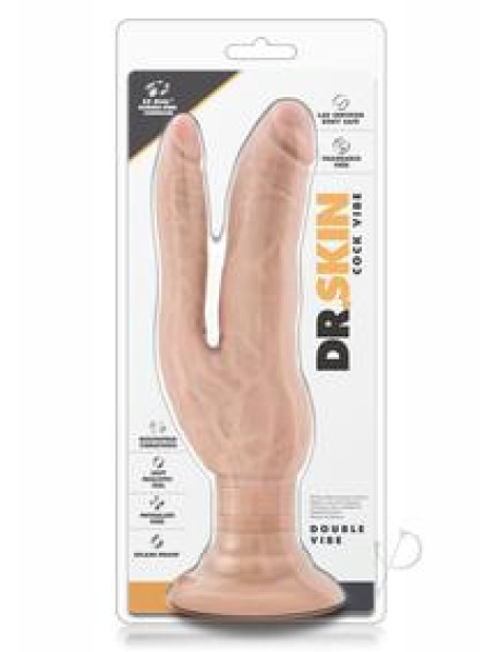 Dr Skin Cock Vibes Double Vibe Beige Dr Skin Cock Vibes Double Vibe Beige