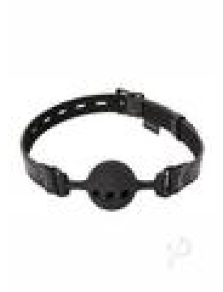 Saffron Breathable Ball Gag Black