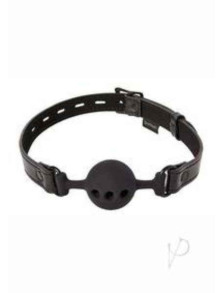 Saffron Breathable Ball Gag Black